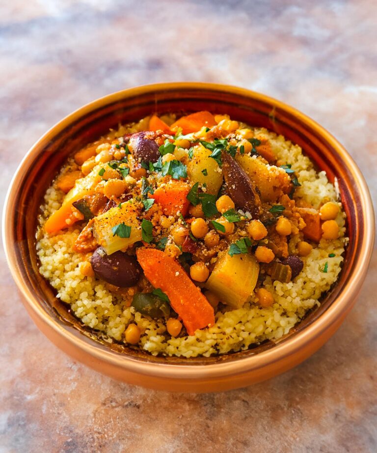 Couscous marocchino con 7 verdure: una festa di sapori