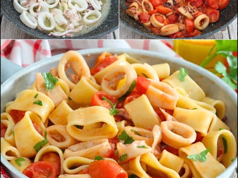 Calamarata: la ricetta per un antipasto di pesce saporito e profumato