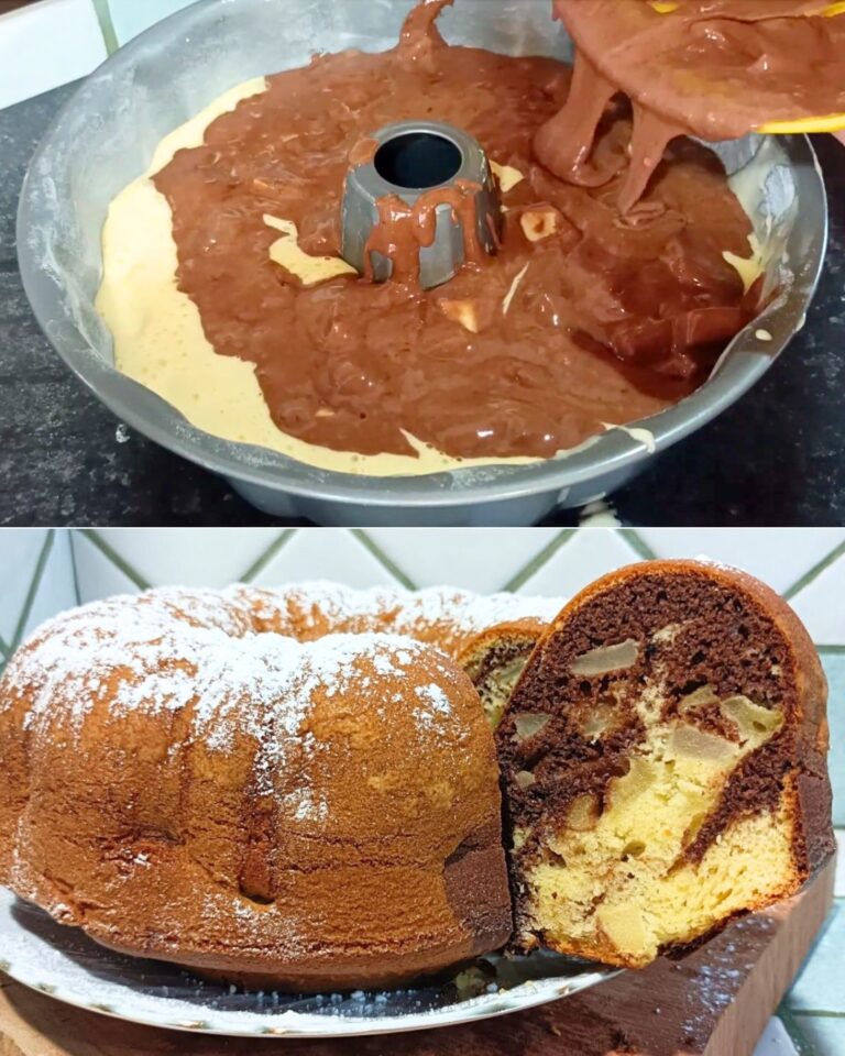 Ciambellone bicolore alle mele: la ricetta soffice che vi conquisterà