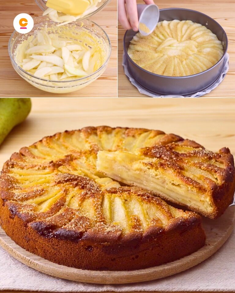 Torta di pere: la ricetta del dolce morbido e fragrante