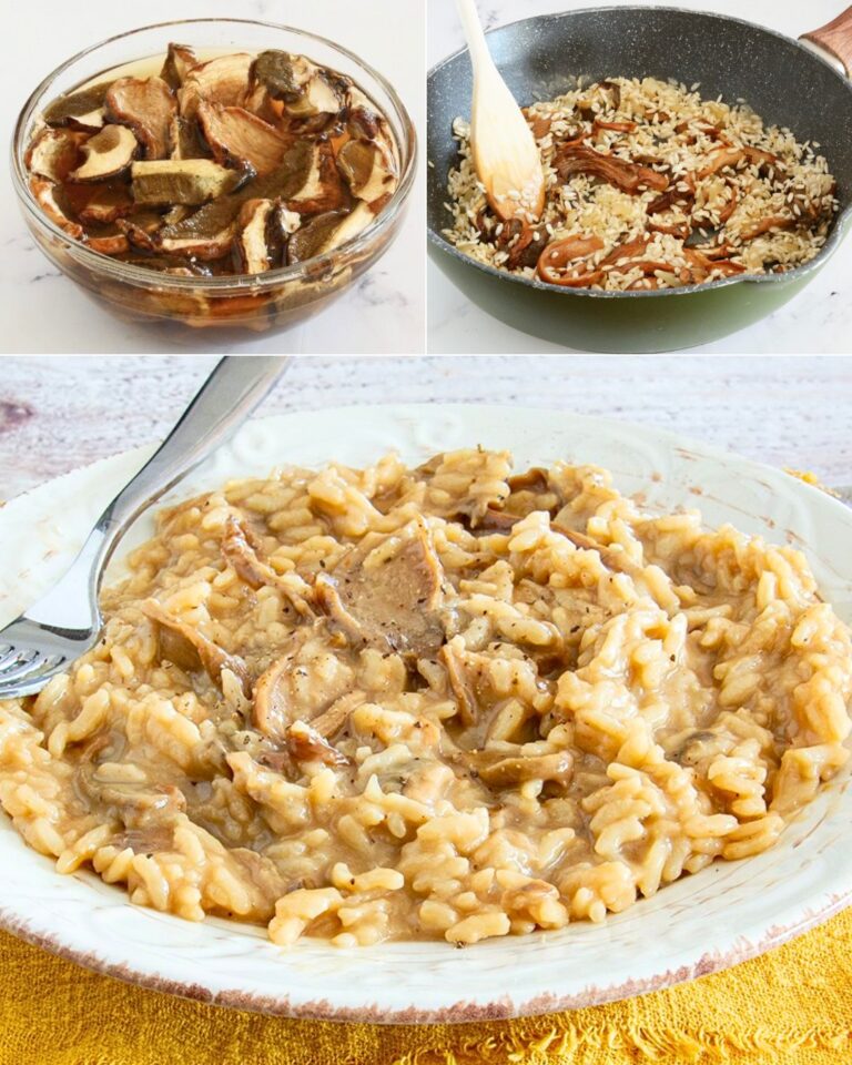 Risotto ai funghi secchi