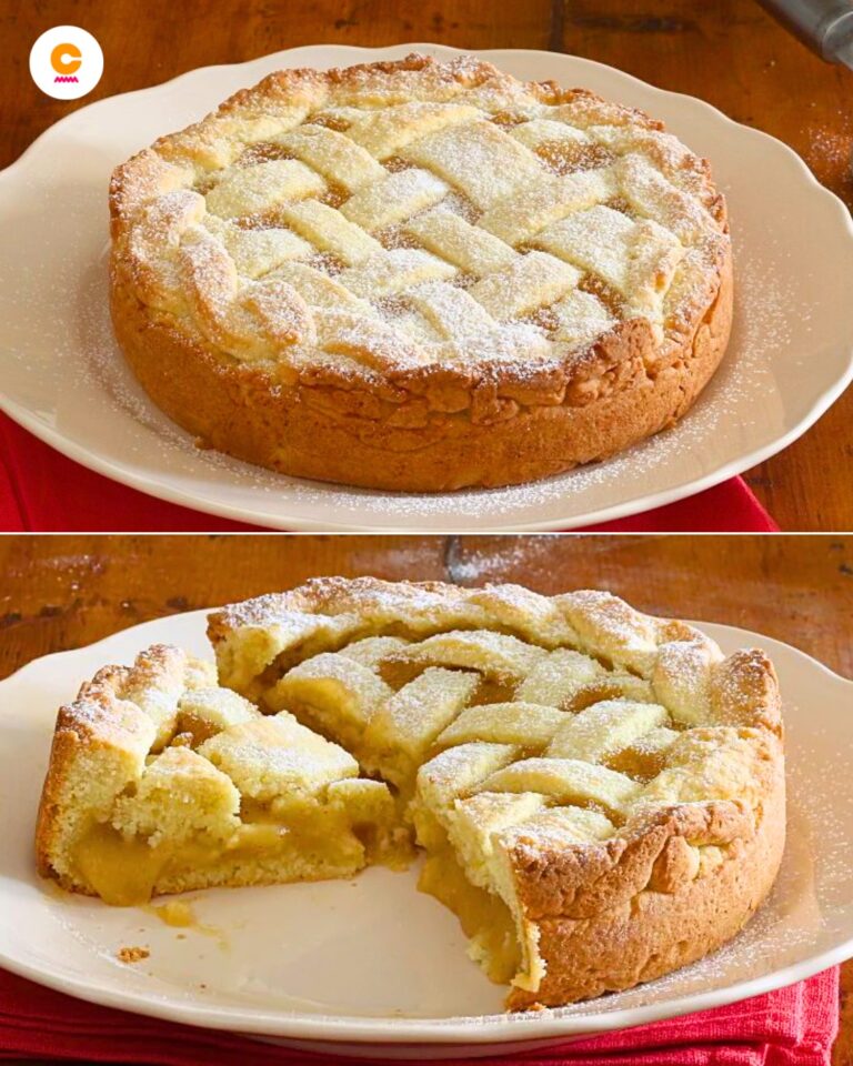 Crostata cuor di mela: la ricetta del dolce friabile dall’interno cremoso