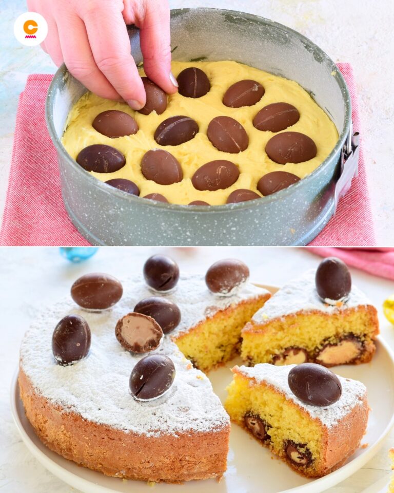 Torta con ovetti: la ricetta del dolce soffice con ovetti di cioccolato