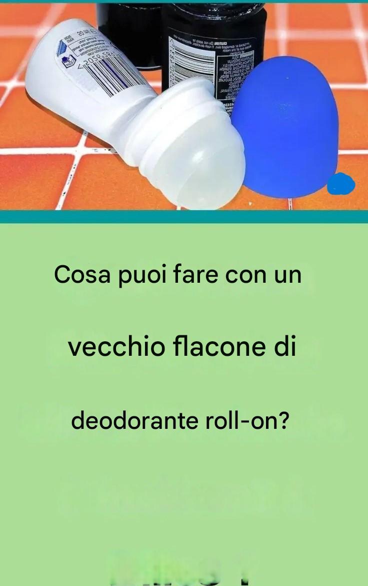 Deodorante roll-on: 3 idee per il riciclo