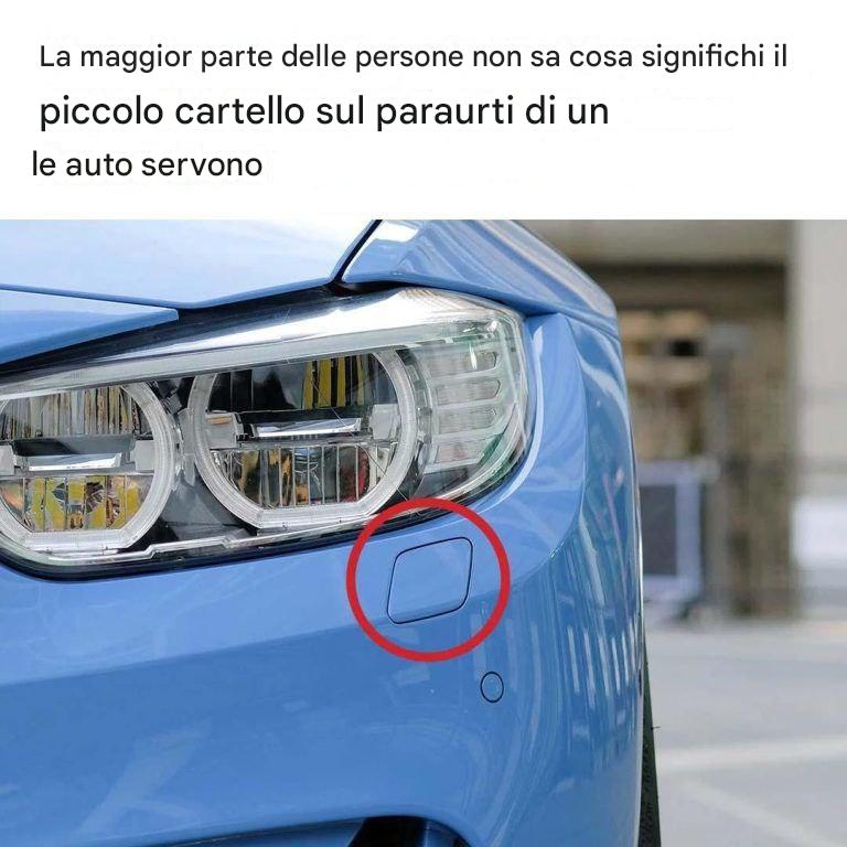Ecco a cosa serve il piccolo pannello sul paraurti anteriore della tua auto