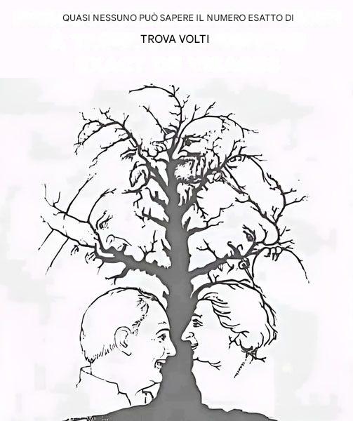 Se riesci a trovare tutti i volti nascosti in questa illusione ottica in meno di 10 secondi, sei tra le persone con la vista migliore