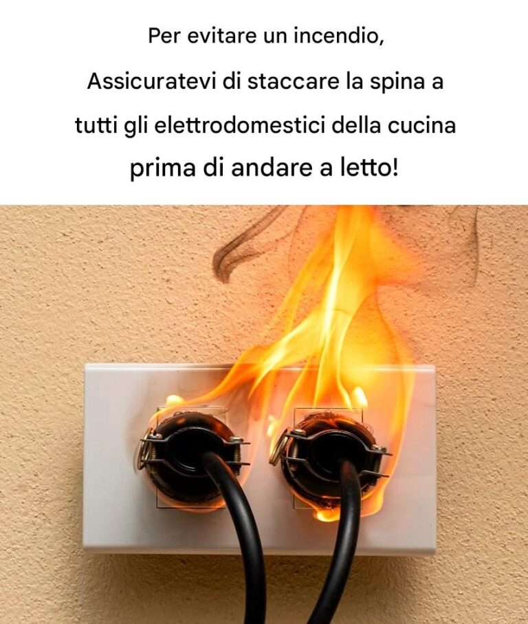 Tutti dovrebbero staccare la spina da questo elettrodomestico da cucina prima di andare a letto per prevenire incendi