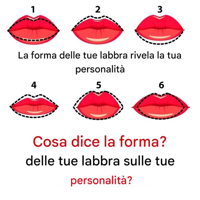 Cosa rivela la forma delle tue labbra sulla tua personalità