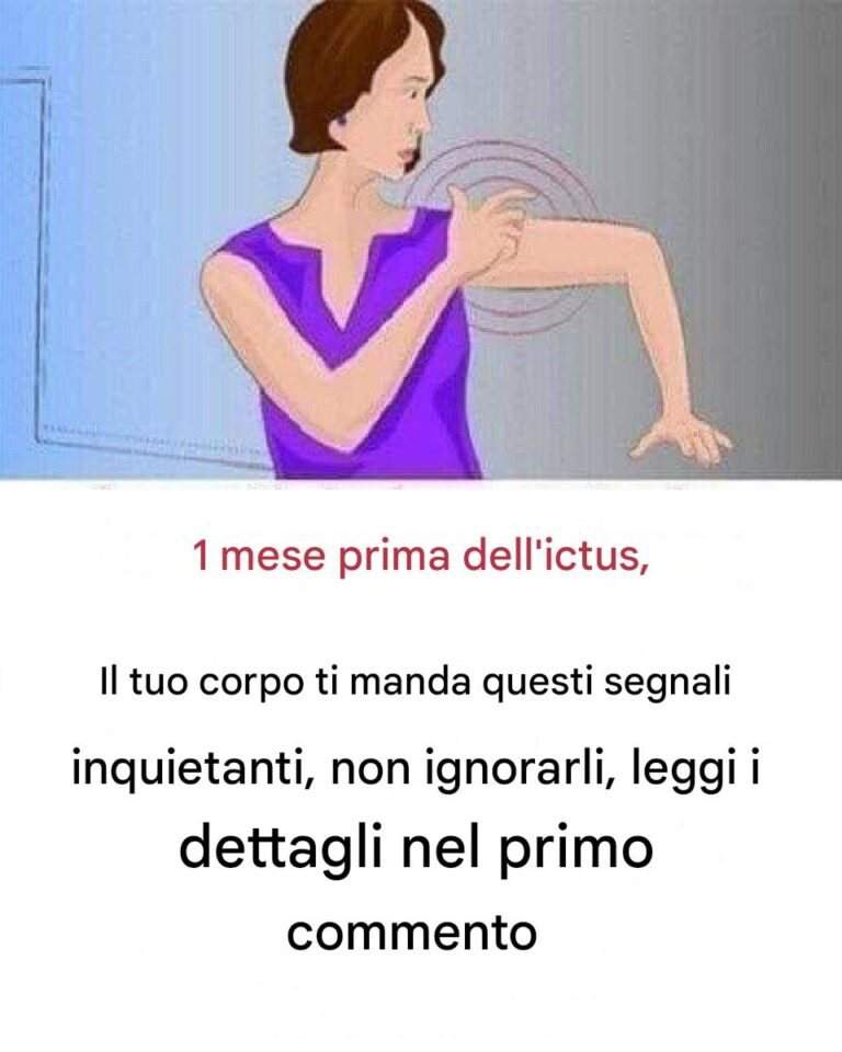 Ictus: questi sintomi si manifestano circa un mese prima dell'ictus.