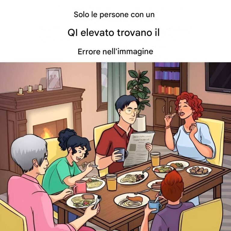 Cosa c'è che non va in questa immagine?