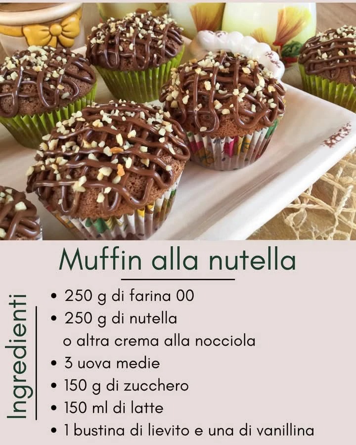 Soffici muffin alla Nutella: la ricetta facile che conquisterà tutti!