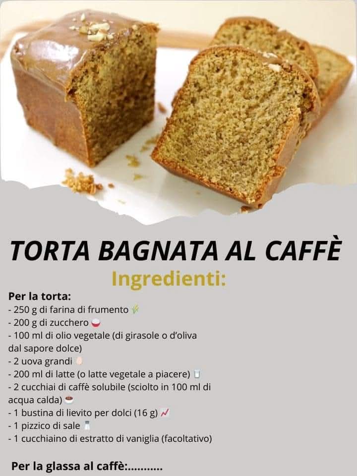 TORTA BAGNATA AL CAFFÈ