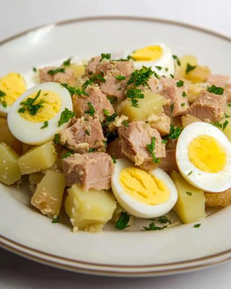 Insalata di Patate con Tonno e Uova
