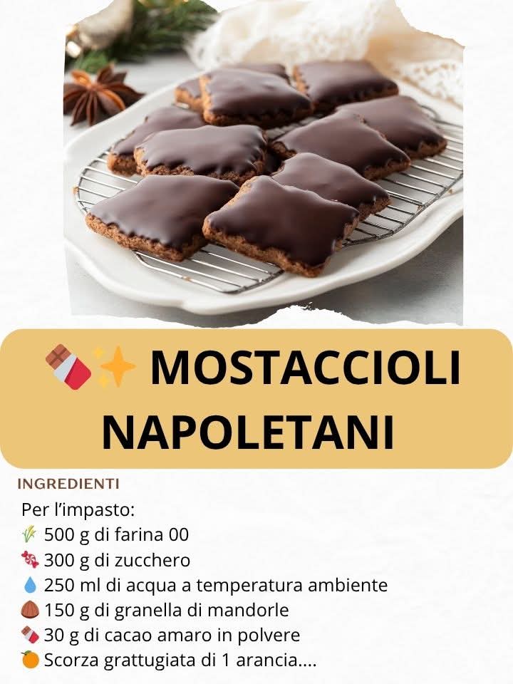 🍫✨ MOSTACCIOLI NAPOLETANI 