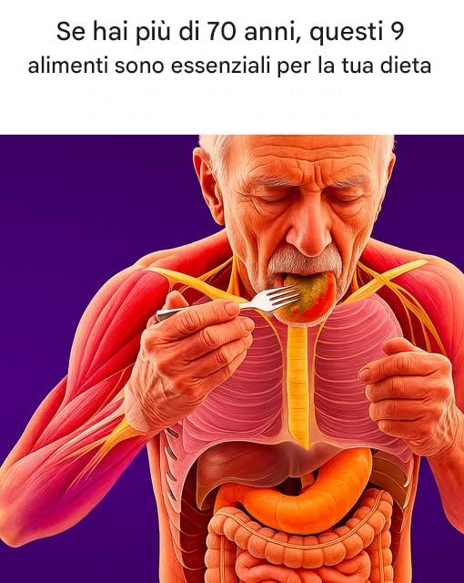 Se hai più di 70 anni, questi 9 alimenti sono essenziali per la tua dieta