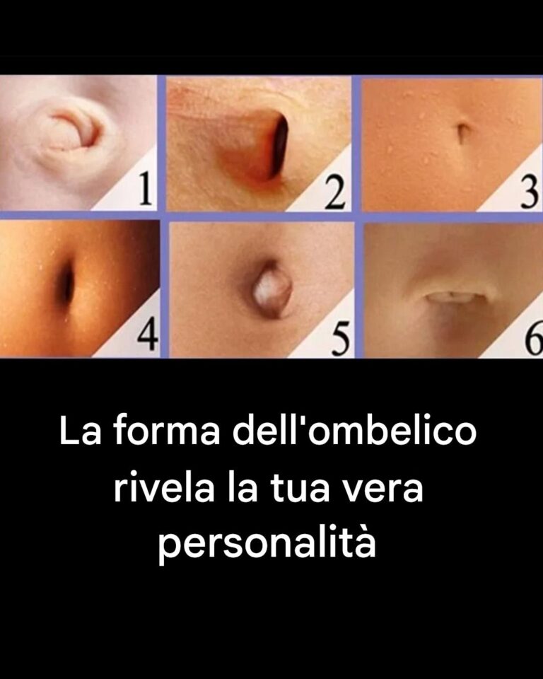La forma dell'ombelico rivela la tua personalità