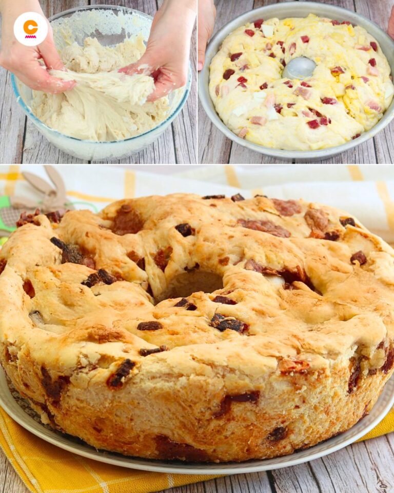 Casatiello stracciato: la ricetta tradizionale del rustico campano ricco e saporito