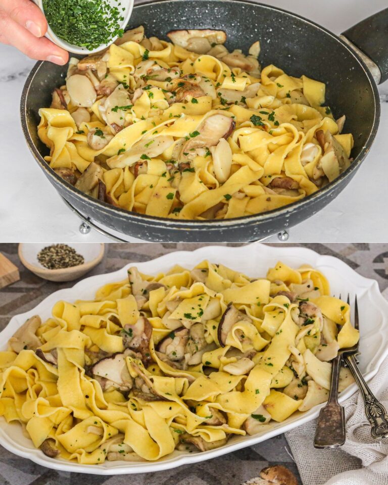 Tagliatelle ai funghi porcini: la ricetta per un antipasto autunnale semplice e gustoso