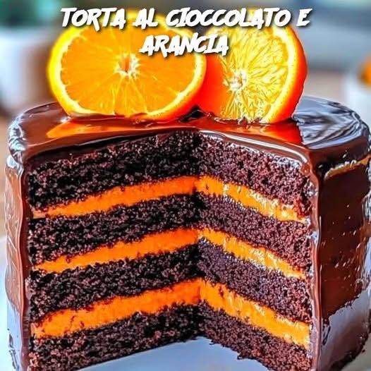 TORTA AL CIOCCOLATO E ARANCIA