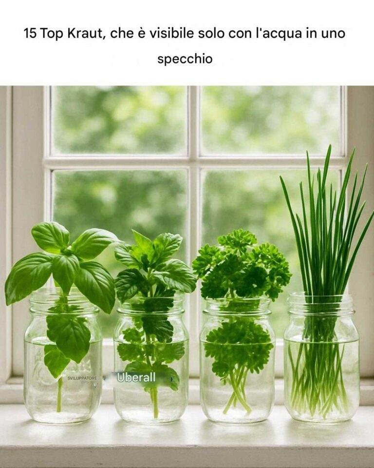 Le 15 migliori erbe da coltivare in barattoli di vetro con solo acqua