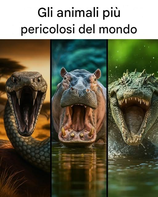 Gli animali più pericolosi del mondo