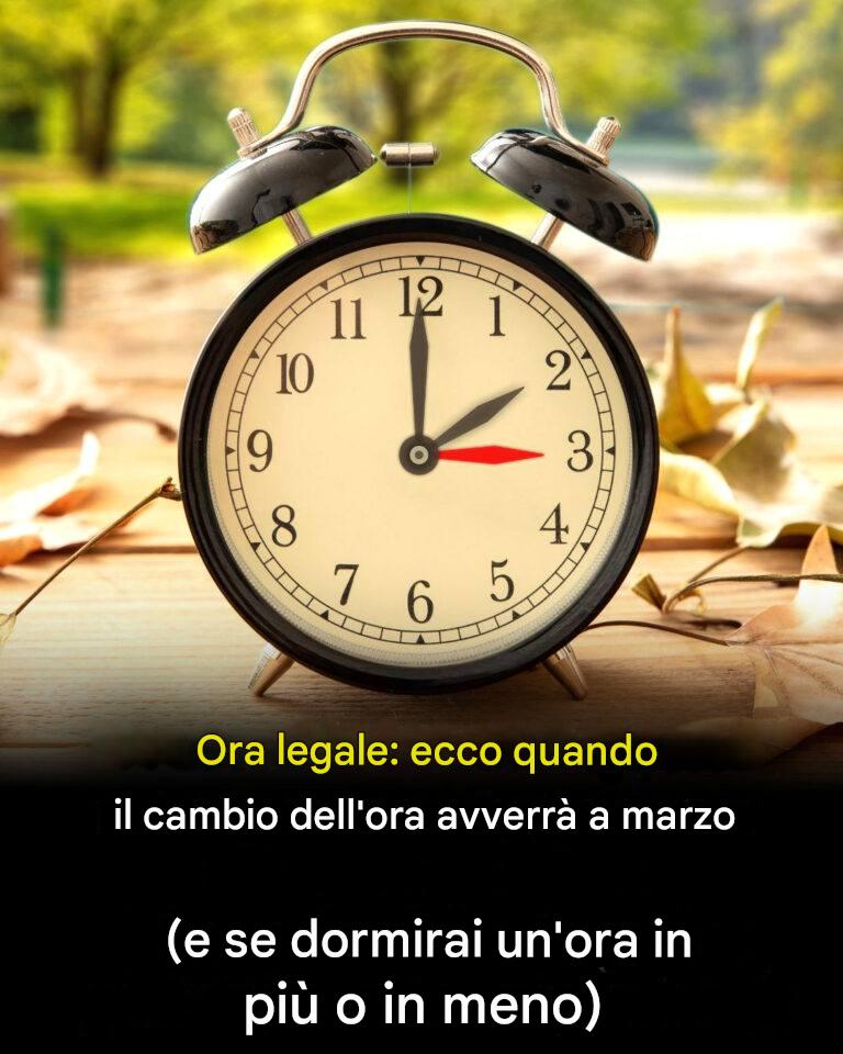 Preparatevi: sappiamo la data del passaggio all'ora legale a marzo!