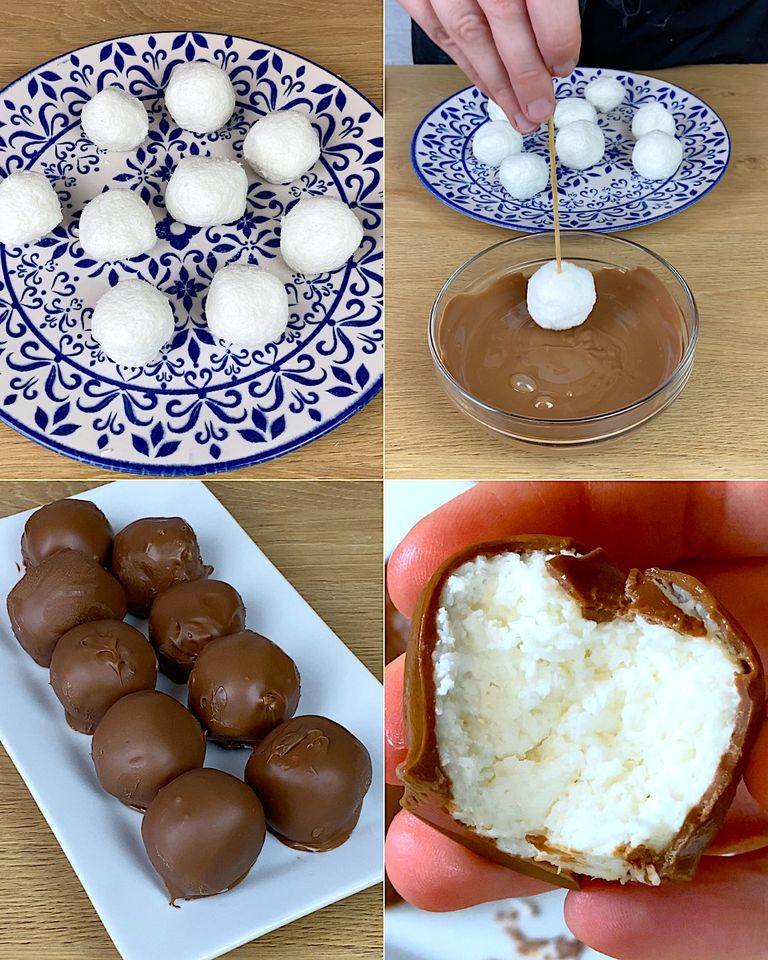 Tartufi vegani al cocco