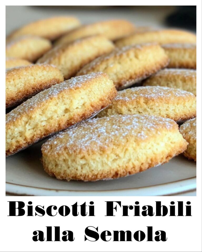 Biscotti Friabili alla Semola
