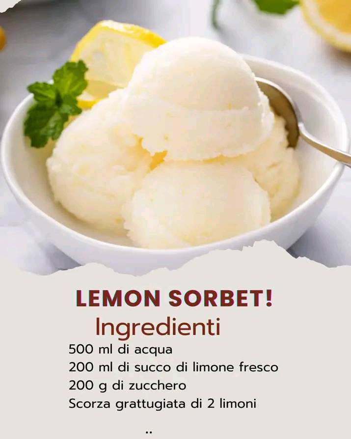 Lemon Sorbet Kasoul