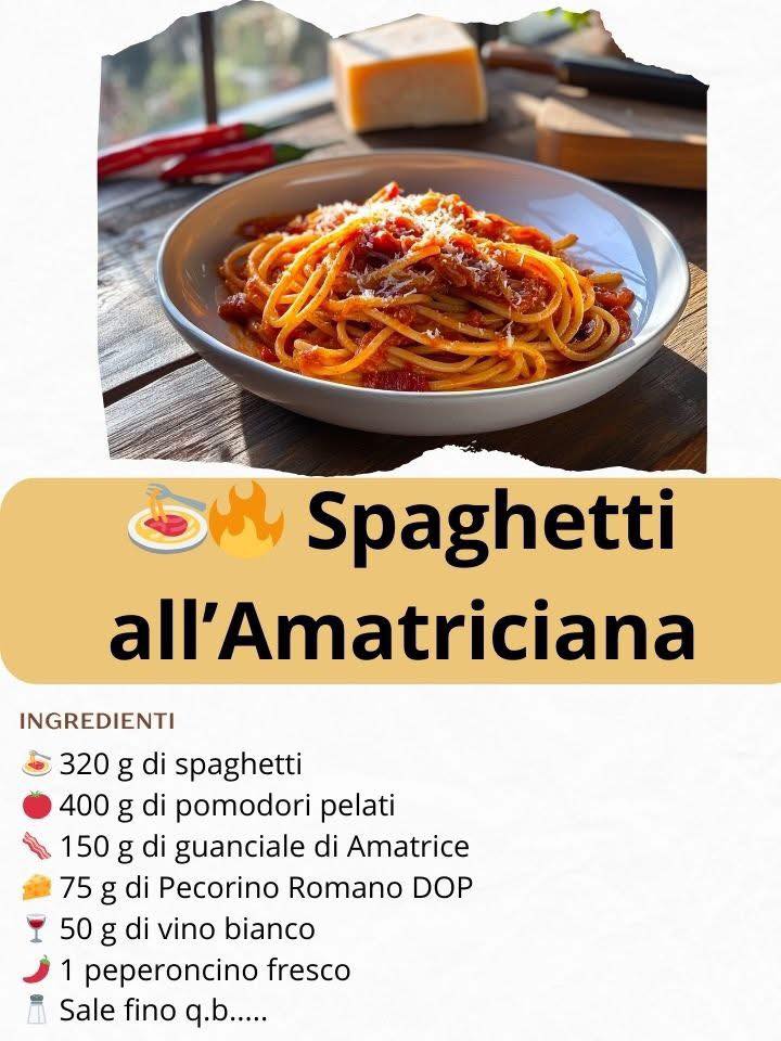 Spaghetti all’Amatriciana