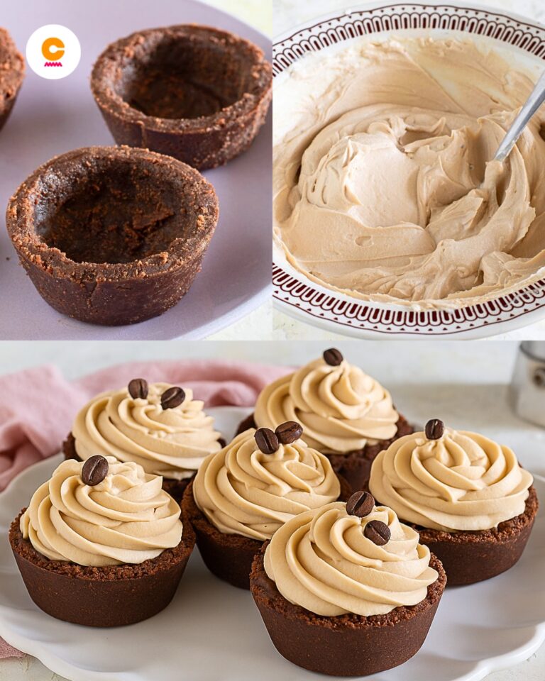 Crostatine senza cottura al caffè