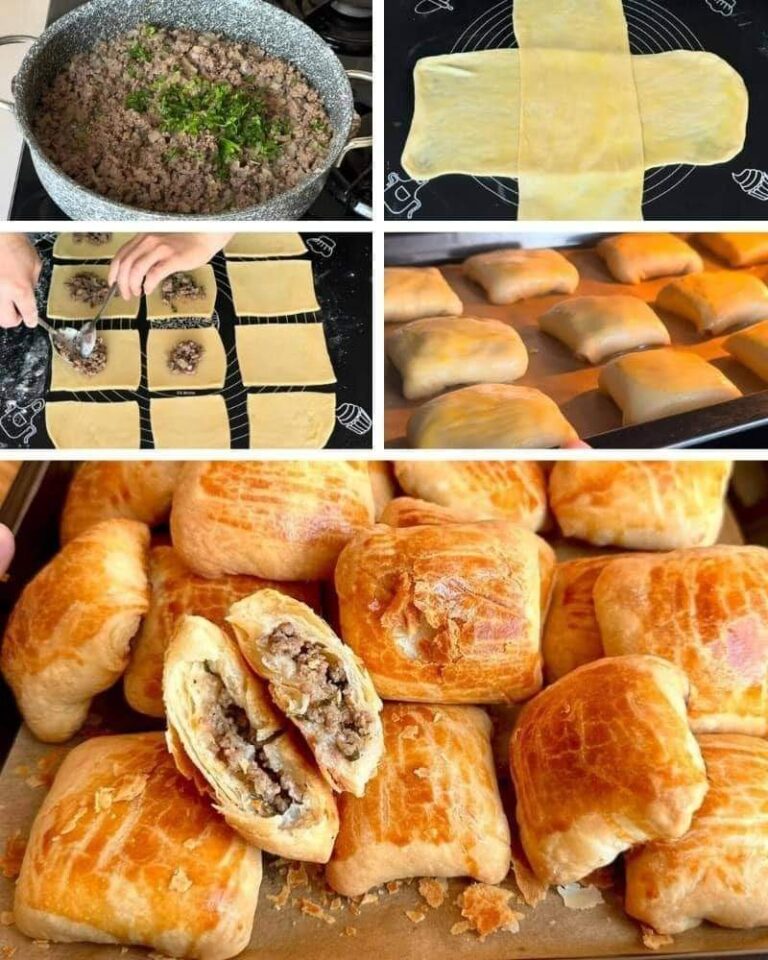 Ricetta Borek  Ingredienti per la ricetta dei ravioli aperti soffiati a mano