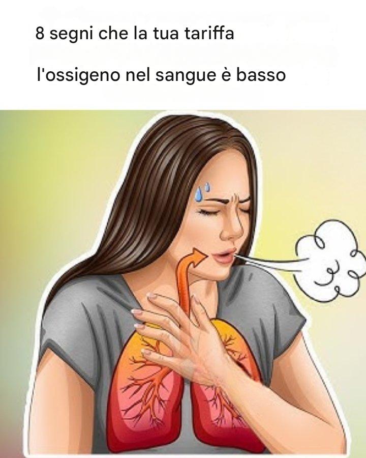 8 segnali d'allarme di bassi livelli di ossigeno nel sangue