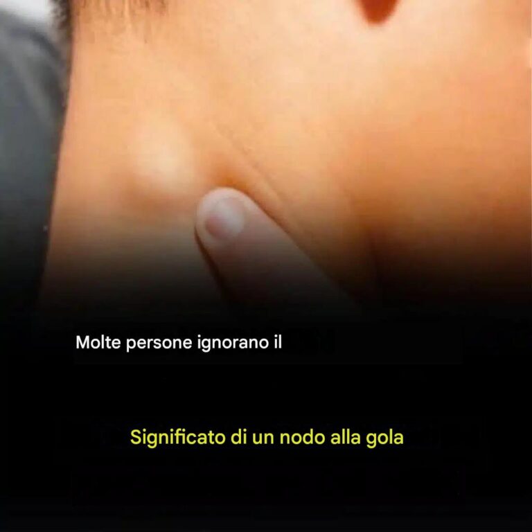 Cosa significa un nodo alla gola?