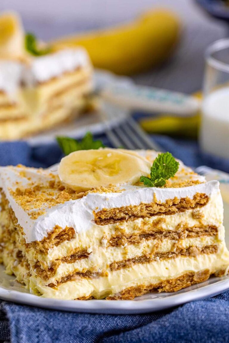 TORTA FREDDA ALLA BANANA