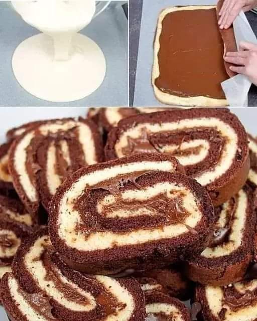Rotoli al cioccolato