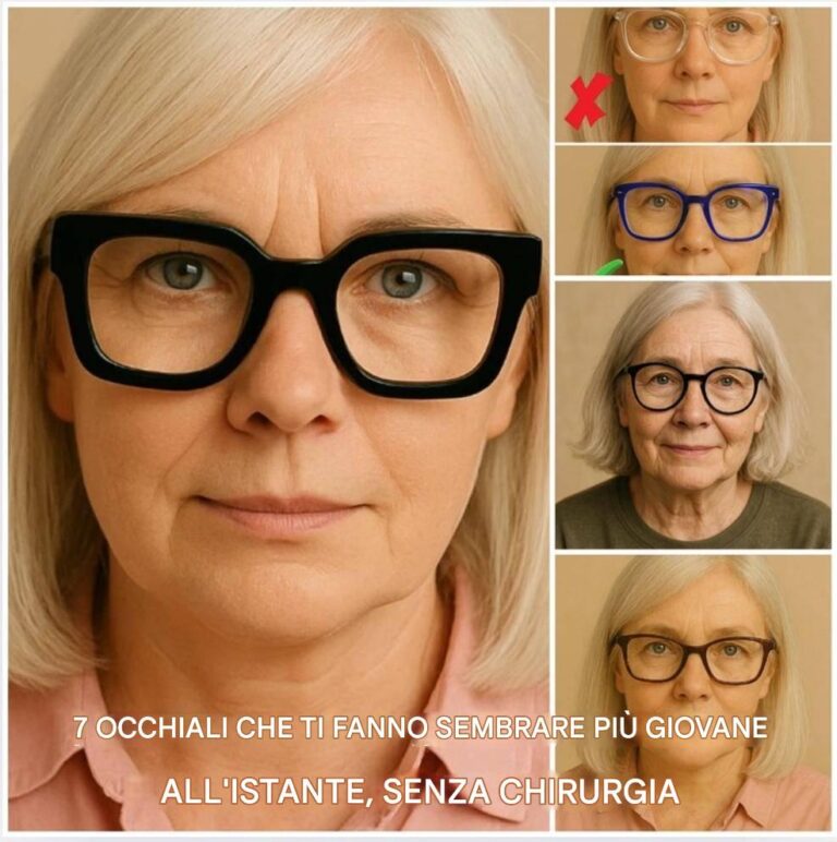 7 occhiali che ti fanno sembrare più giovane all'istante, senza chirurgia