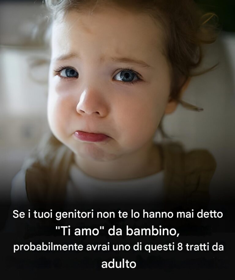 Crescere senza sentire "ti amo" può avere un profondo impatto su di te da adulto.