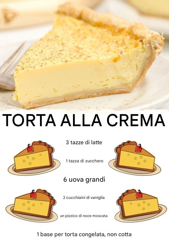 TORTA ALLA CREMA ALL'ANTICA