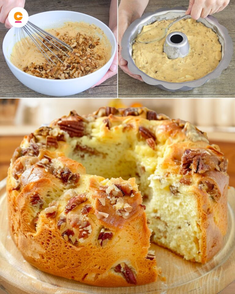 Ciambella formaggio e noci: la ricetta del rustico veloce e saporito