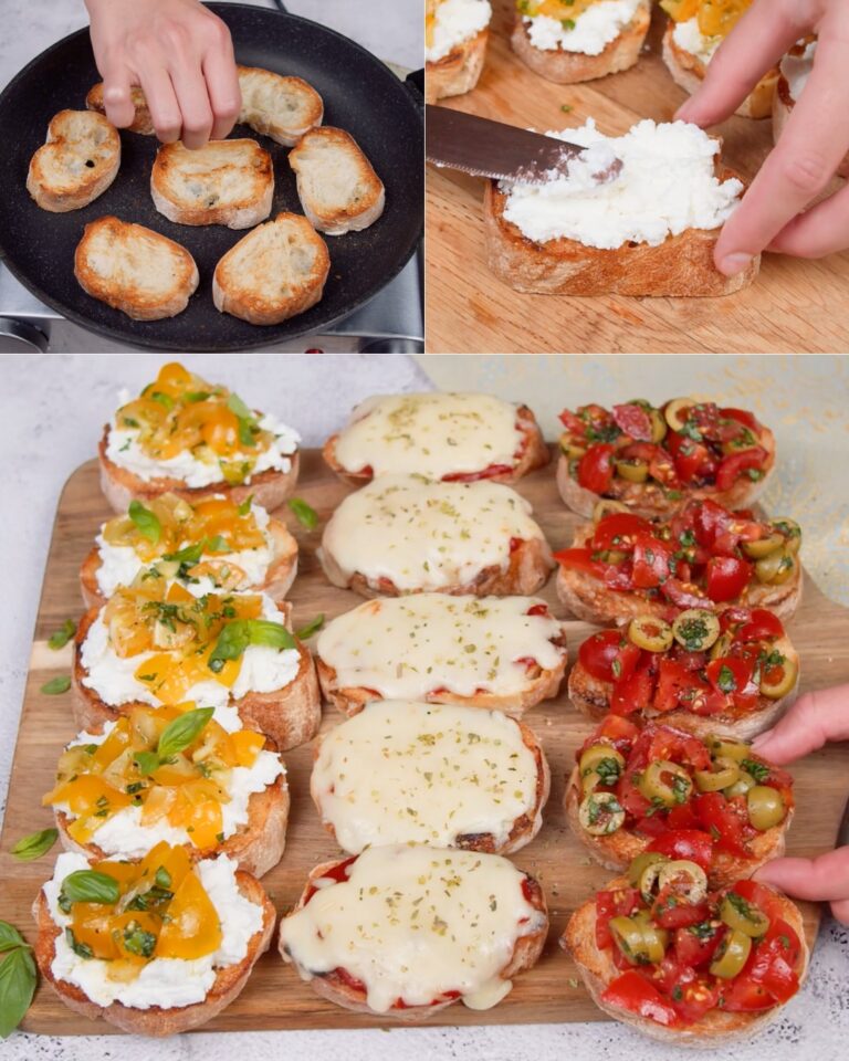 Bruschette sfiziose: 3 idee veloci per un antipasto delizioso e colorato