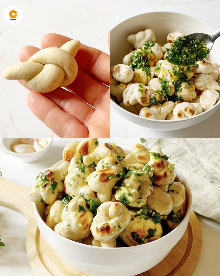 Nodini di pane all’aglio: la ricetta degli snack aromatici e sfiziosi
