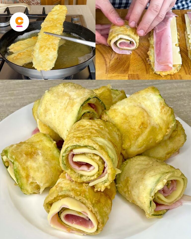 Involtini di zucchine fritte: la ricetta