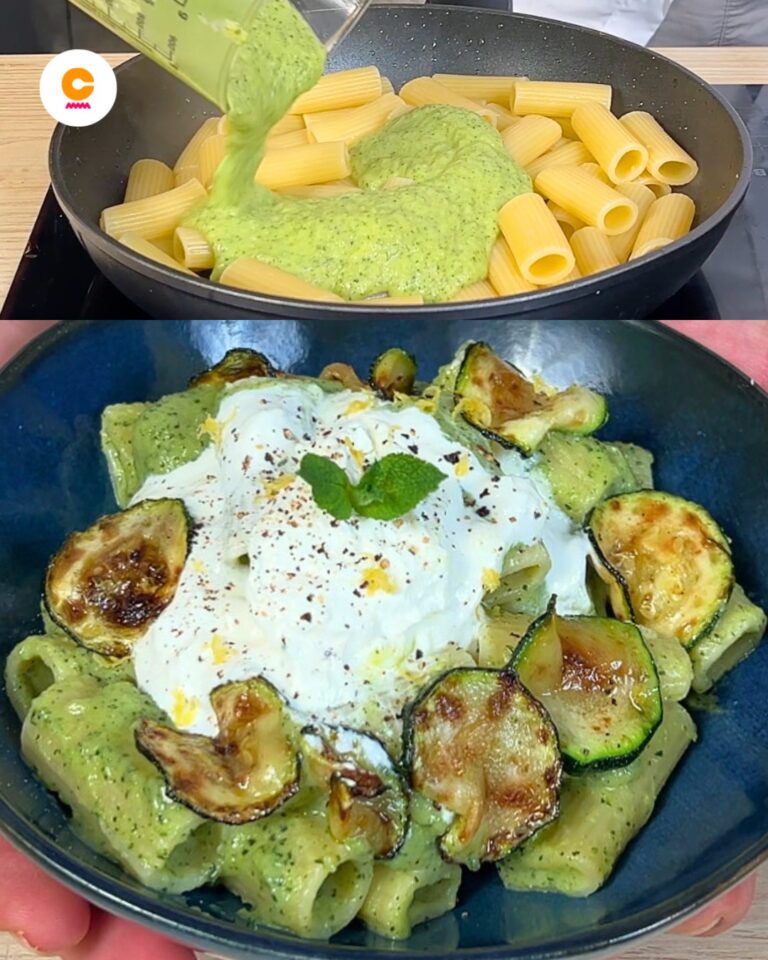 Pasta con crema di zucchine