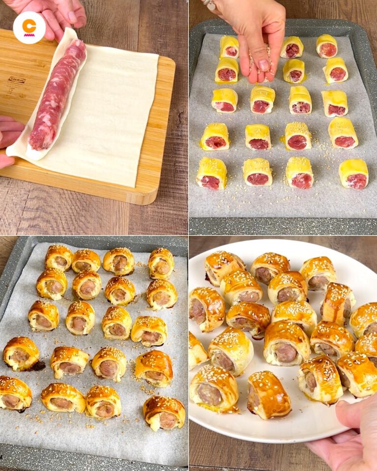 Rustici con formaggio e salsiccia: la ricetta dell’antipasto veloce e saporito