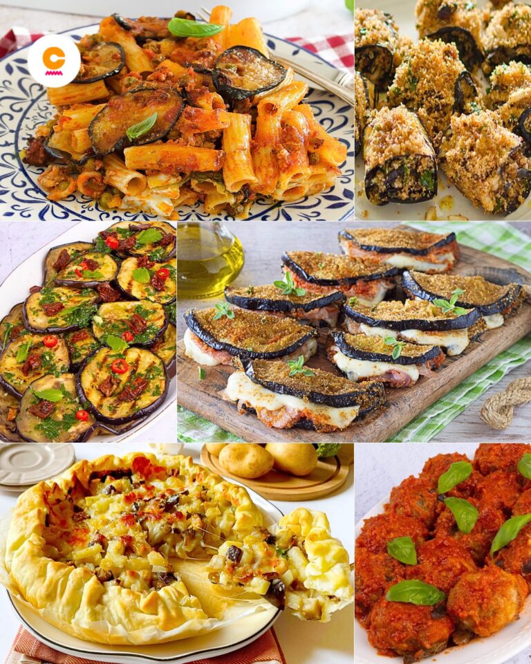 🍆53 RICETTE CON MELANZANE PER TUTTI I GUSTI 🍆  Fritte, gratinate al forno, con la pasta, con il sugo di pomodoro o in bianco, le melanzane sono sempre golosissime! 😍 Ecco a te tante idee da gustare ⤵️