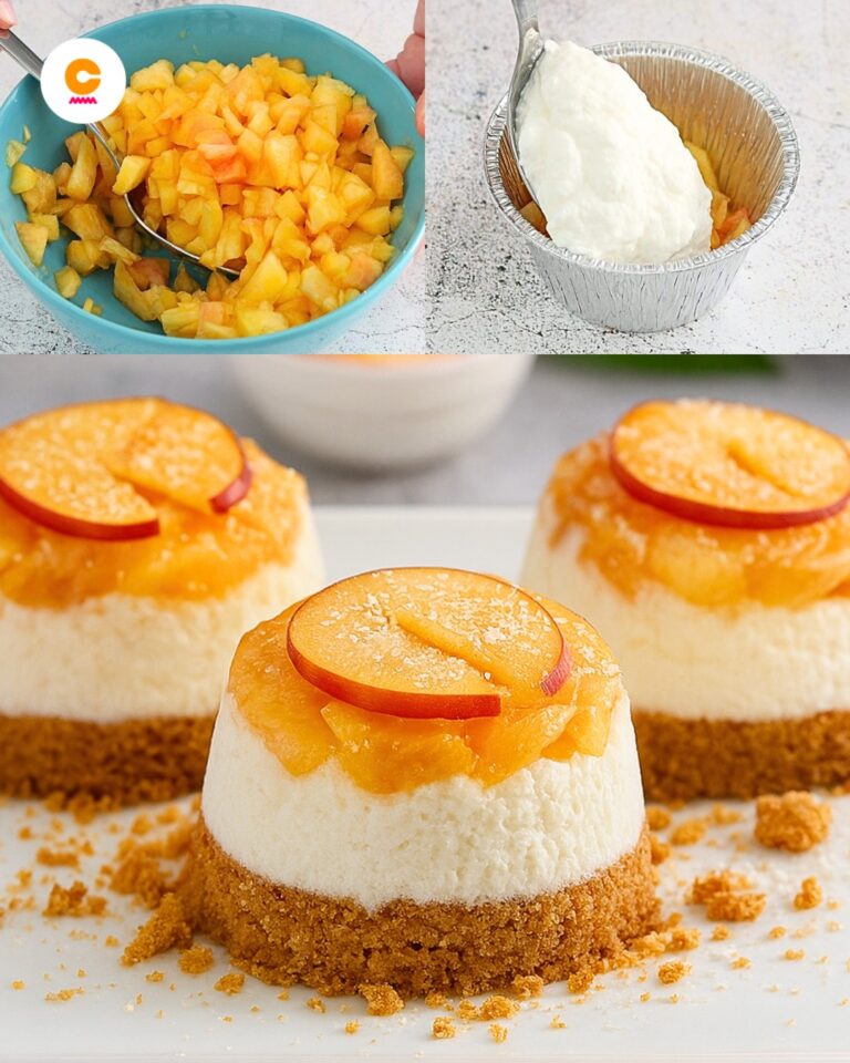 Semifreddo alle pesche