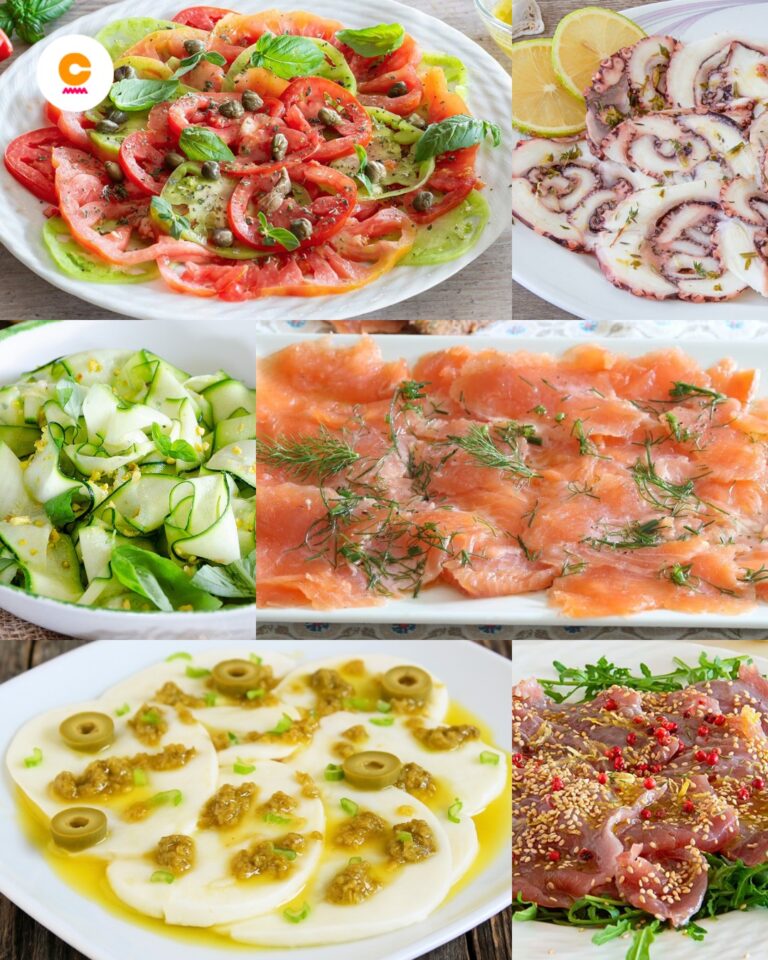Carpaccio: 13 idee fresche e golose, non solo di carne