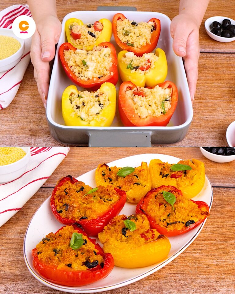 Peperoni ripieni di cous cous