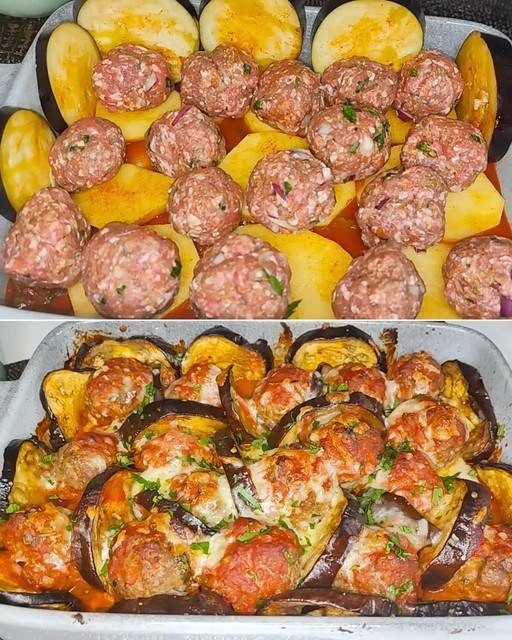 Casseruola di Melanzane e Polpette al Forno: Una Delizia Filante che Conquista Tutti!